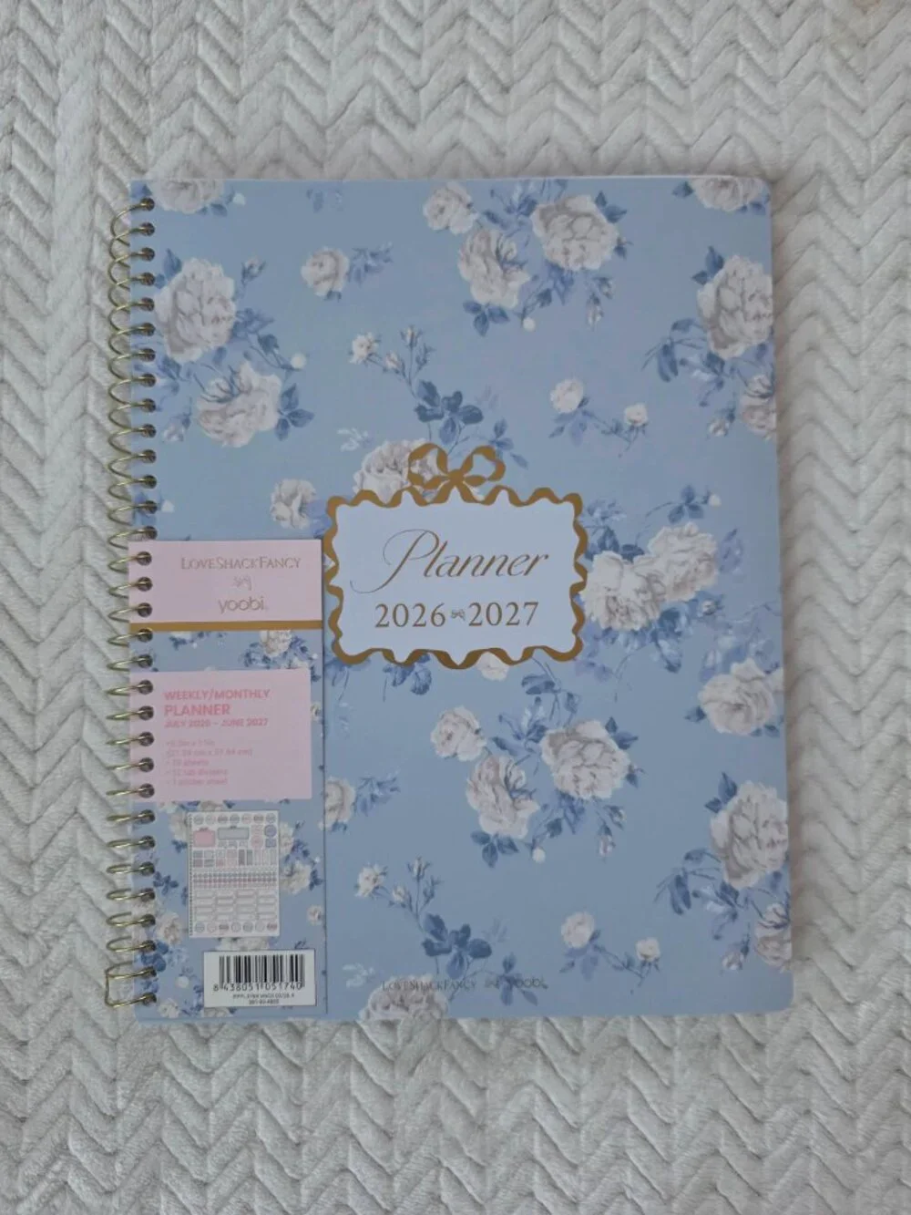 Blue LoveShackFancy Target Everblooming planner binder whisper blue bundle 4 lot